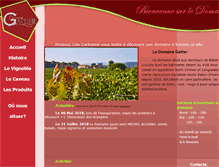 Tablet Screenshot of domainegaltier.com